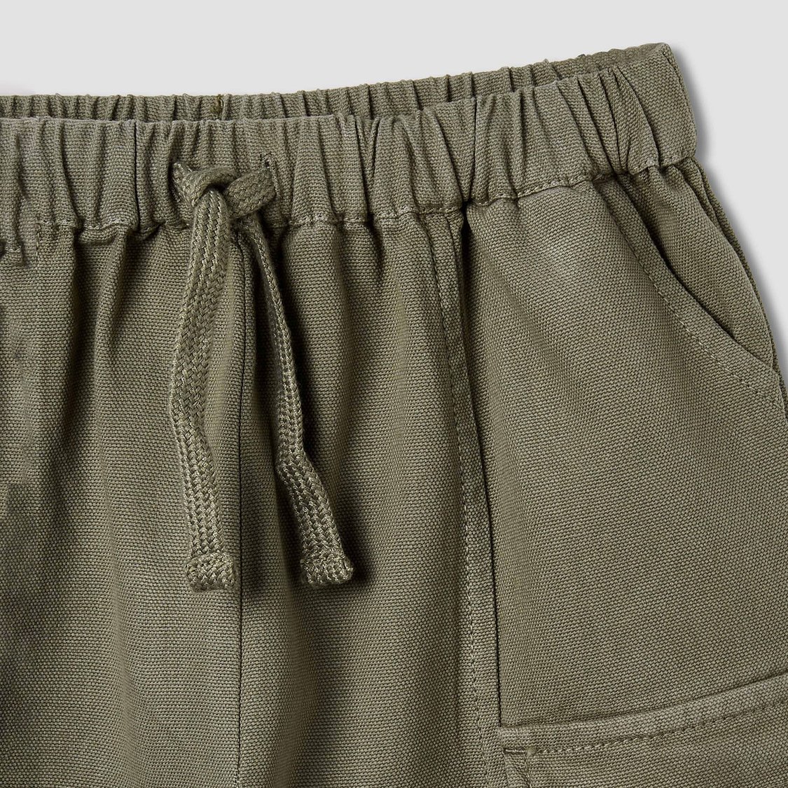 Juniors Solid Trousers with Cargo Pockets