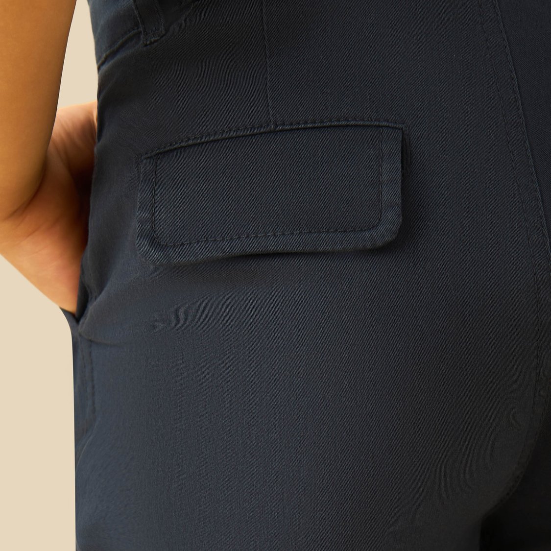 Juniors Solid Trousers with Pockets