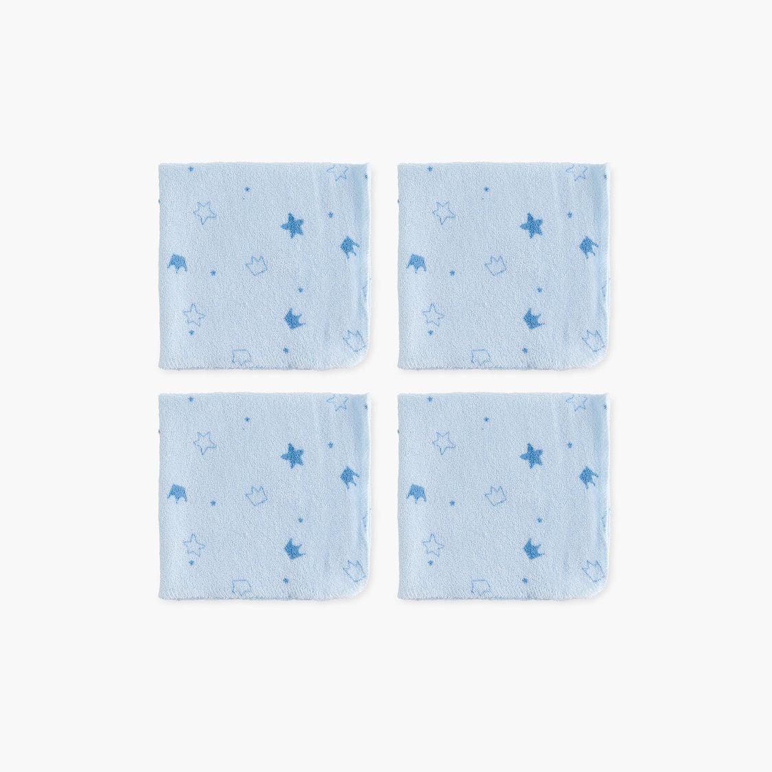 Juniors 12-Piece Assorted Wash Cloth Set - 25x25 cm