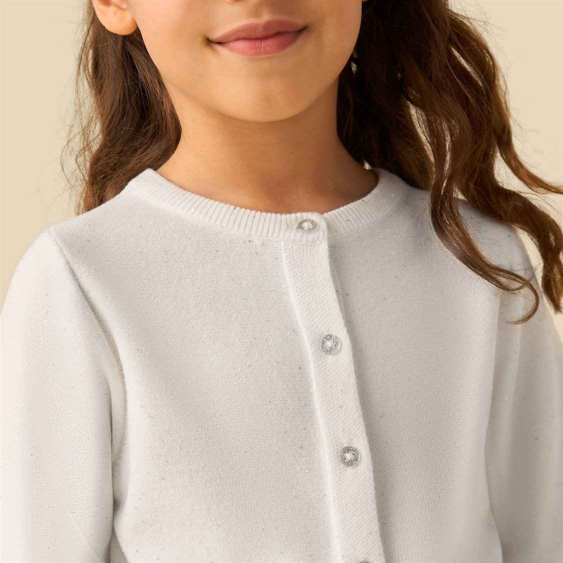 Juniors Sequinned Cardigan
