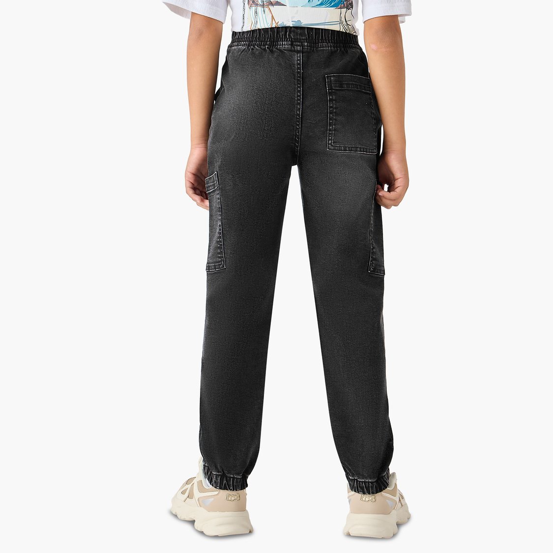 Juniors Washed Denim Joggers