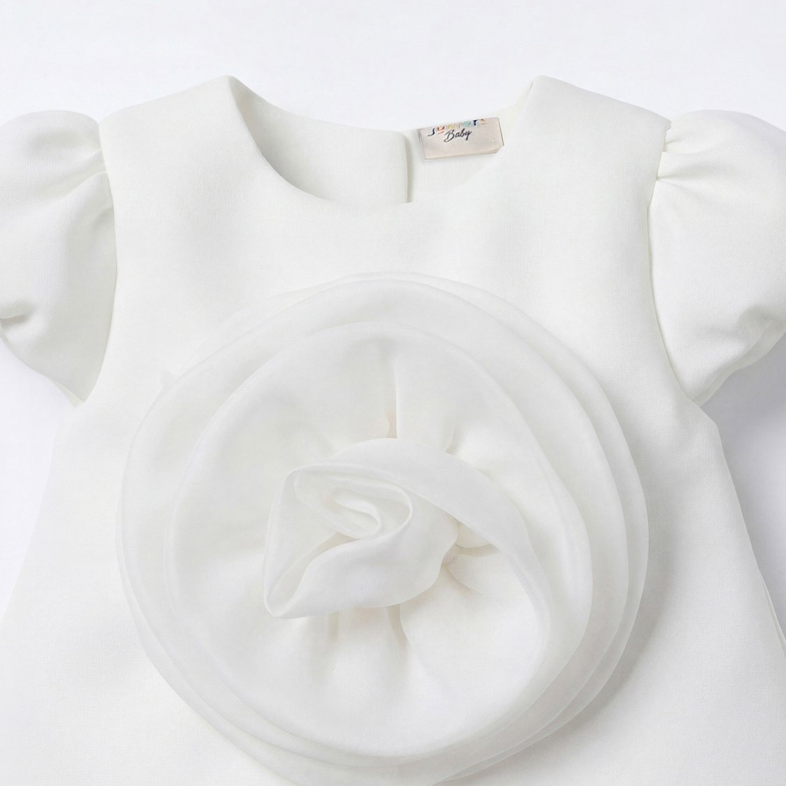 Juniors Applique Detail Top and Skirt with Turban Beanie