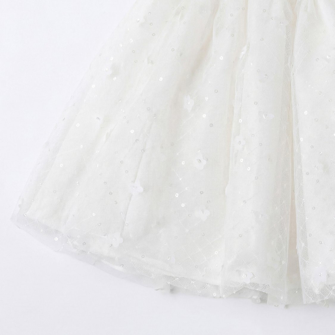 Juniors Applique Detail Top and Skirt with Turban Beanie