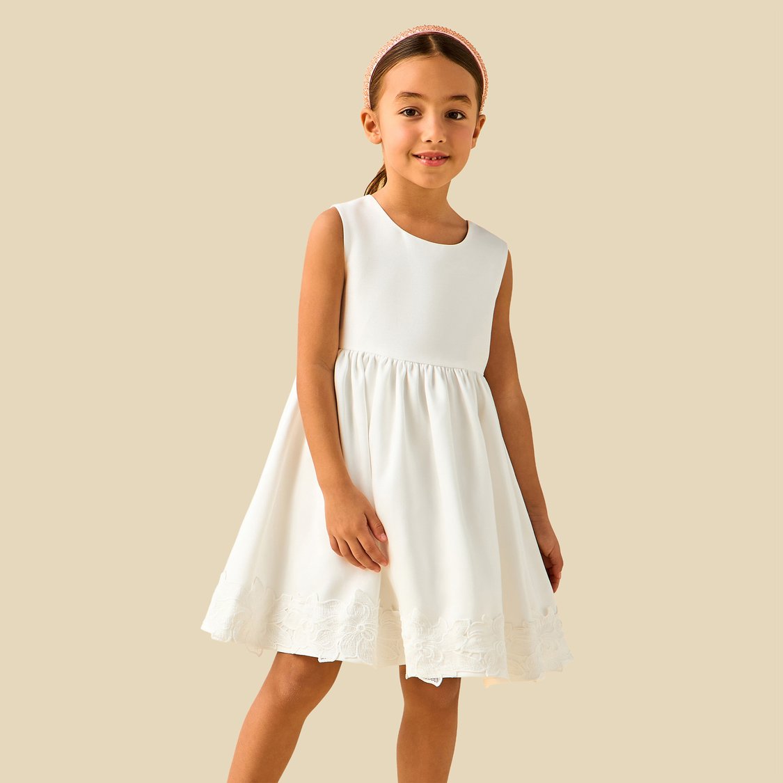 Buy Juniors Lace Embroidered Dress and Bolero Jacket Set from Juniors at just INR 3499.0 at Babyshop Buy Juniors Lace Embroidered Dress and Bolero Jacket Set from Juniors at just INR 3499.0 at Babyshop