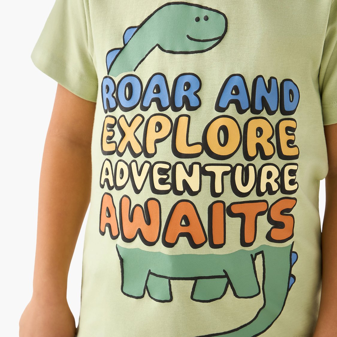 Juniors Dinosaur Print T-shirt
