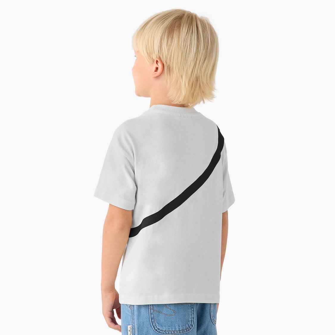 Juniors Solid T-shirt with Bag