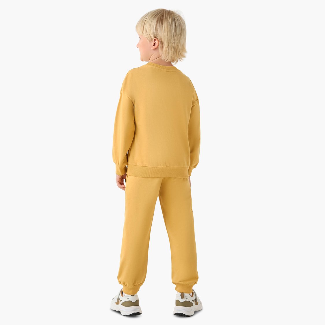 Juniors Camera Print Sweatshirt and Joggers Set