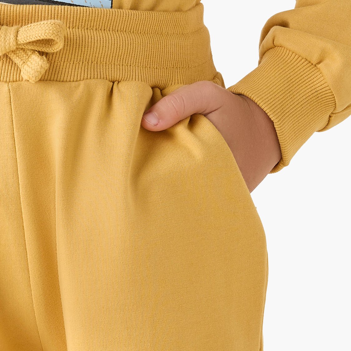 Juniors Camera Print Sweatshirt and Joggers Set
