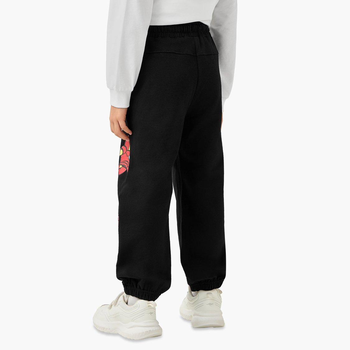 Avengers Print Joggers with Drawstring Waistband