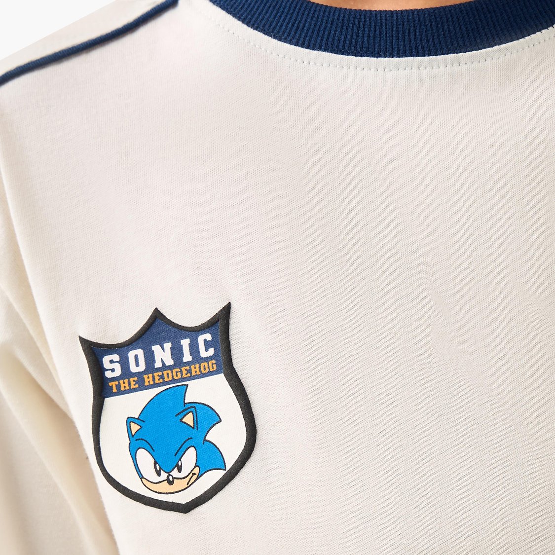 Juniors Sonic Print T-shirt and Shorts Set