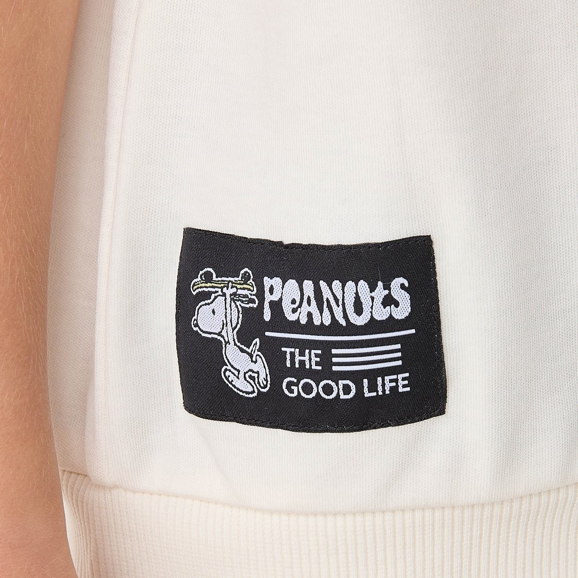Juniors Snoopy Print Polo T-shirt