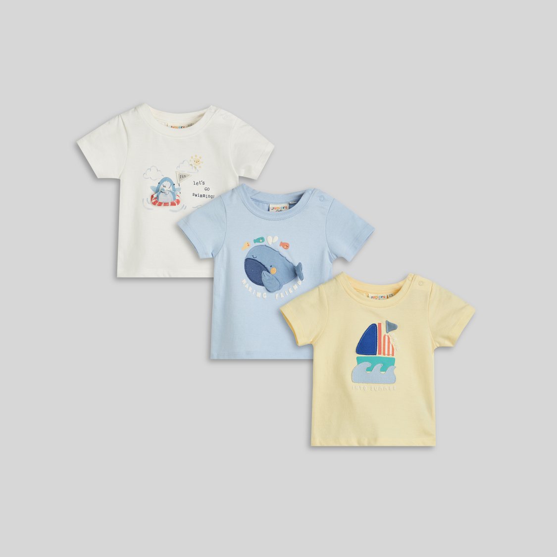 Juniors Applique T-shirt - Set of 3