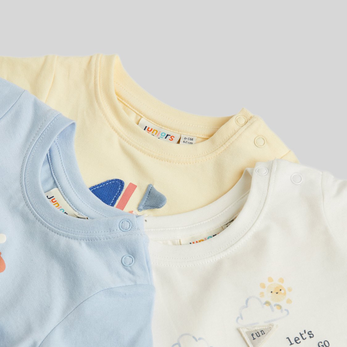 Juniors Applique T-shirt - Set of 3