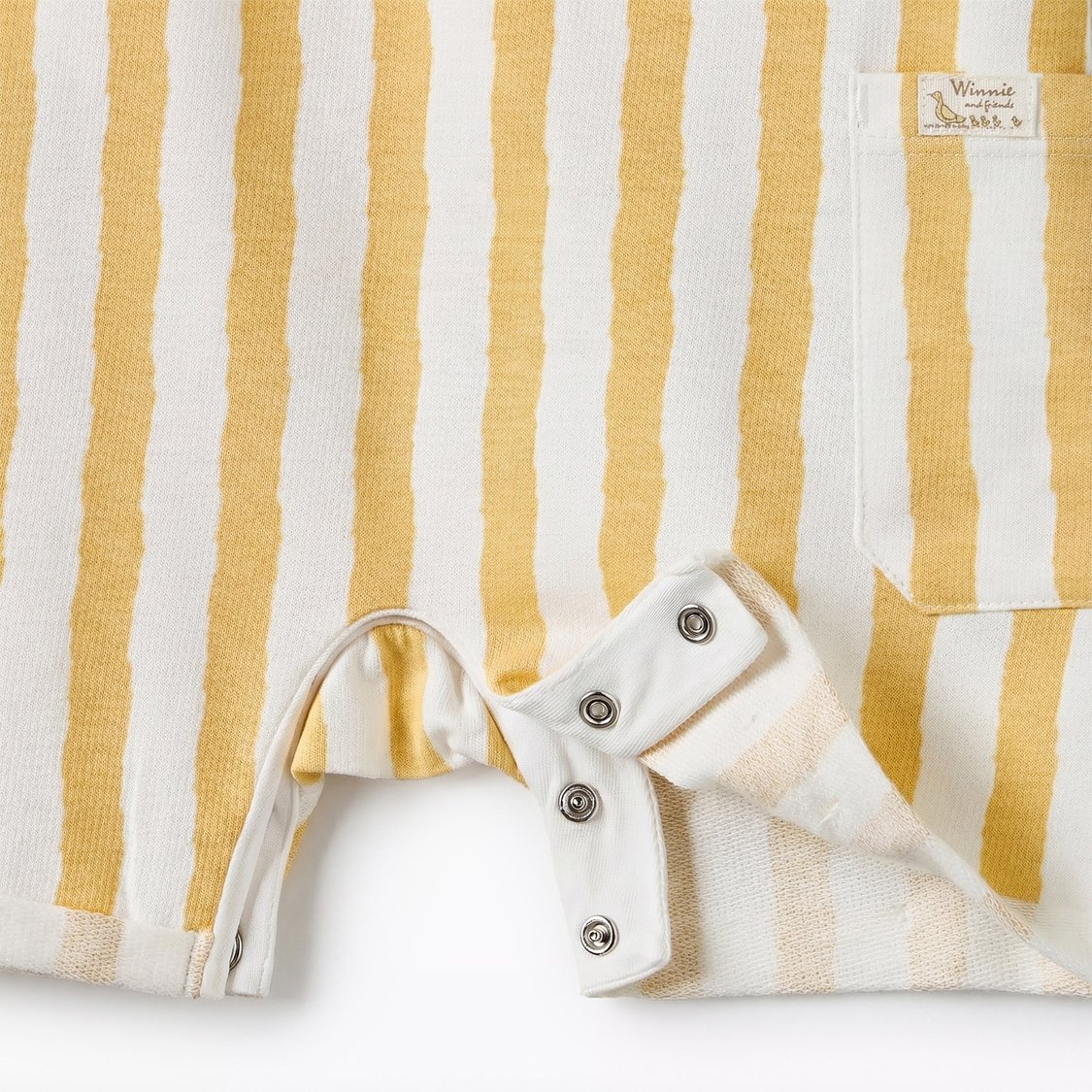Juniors Striped Dungarees and T-shirt Set