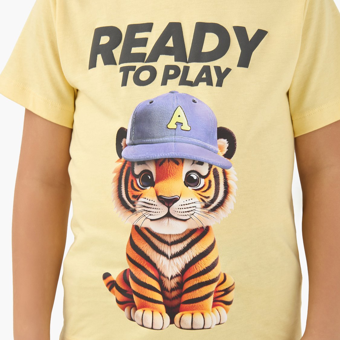 Juniors Tiger Print T-shirt