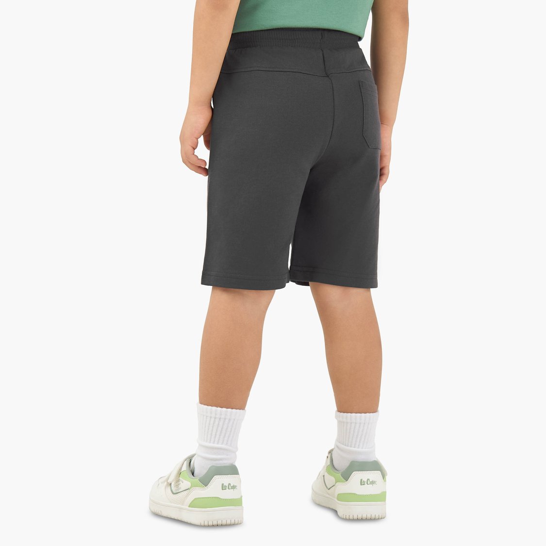 Juniors Applique Detail Shorts with Drawstring Waistband