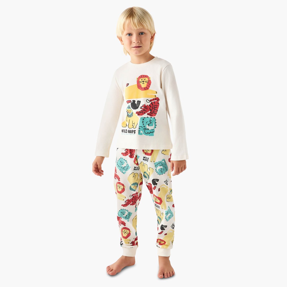 Juniors Printed T-shirt And Joggers Set