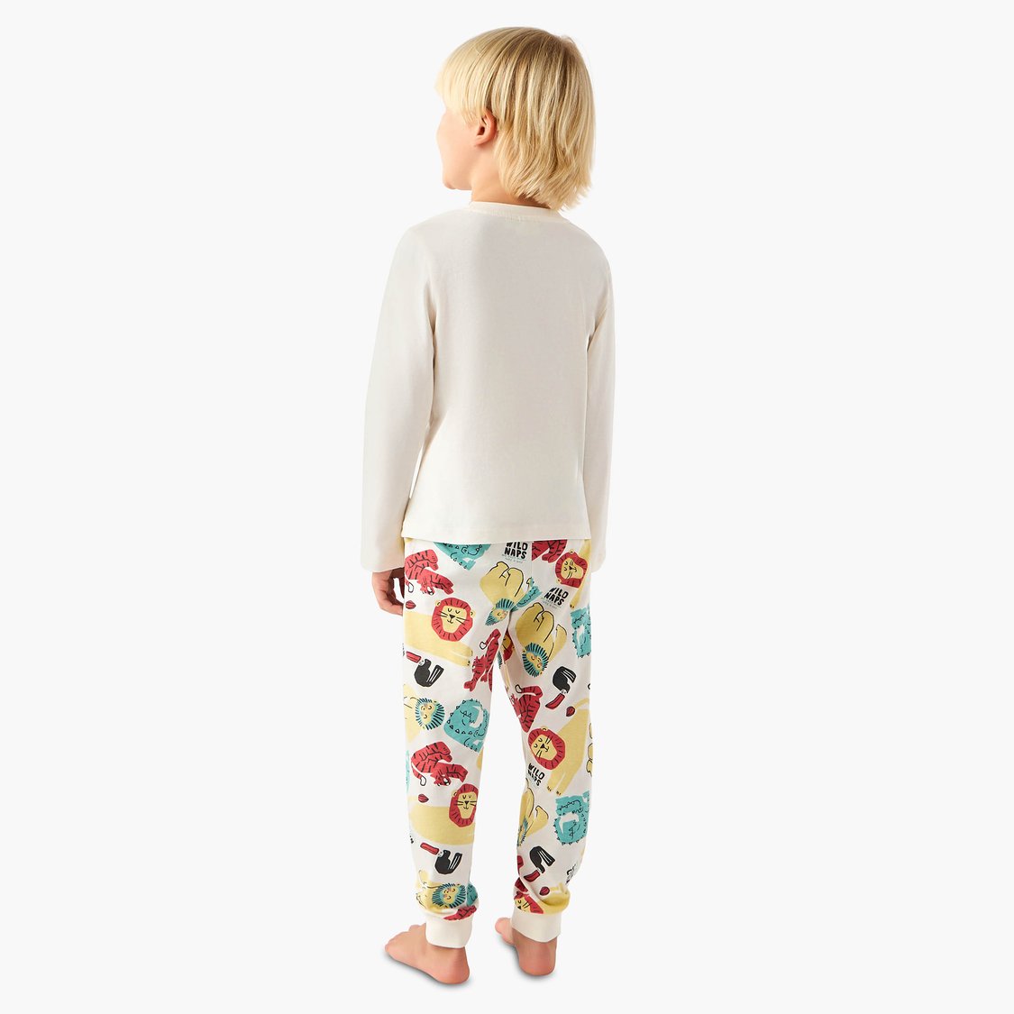 Juniors Printed T-shirt And Joggers Set