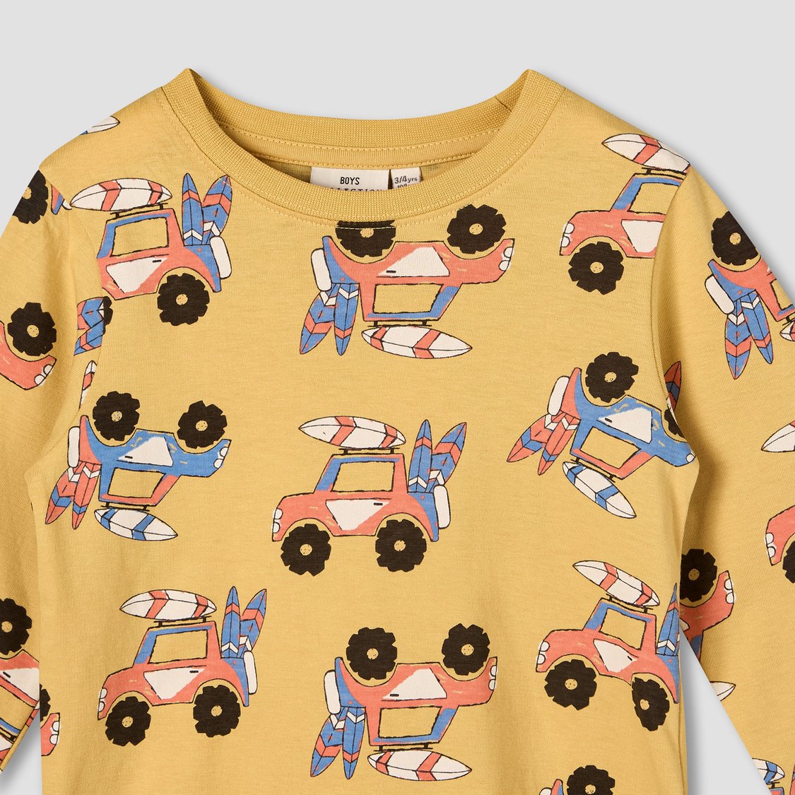 Juniors Vehicle Print T-shirt and Pyjama Set