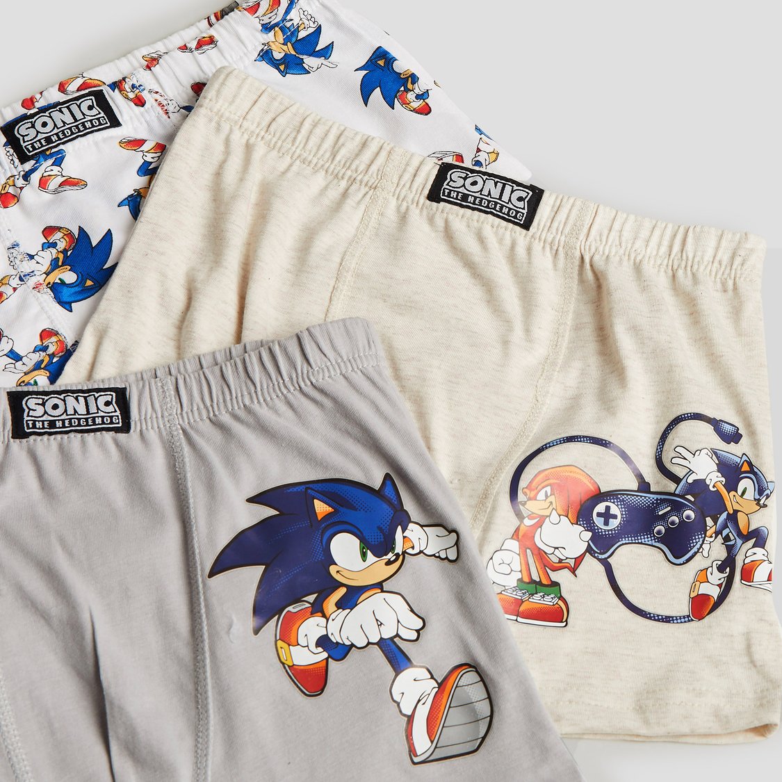 Juniors Sonic The Hedgehog Print Boxers - Pack of 3