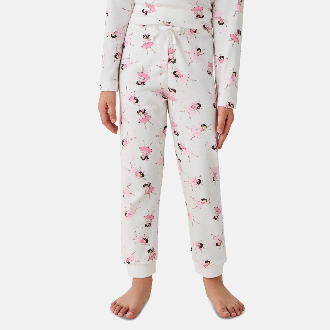 Juniors Ballerina Print T-shirt and Pyjama Set