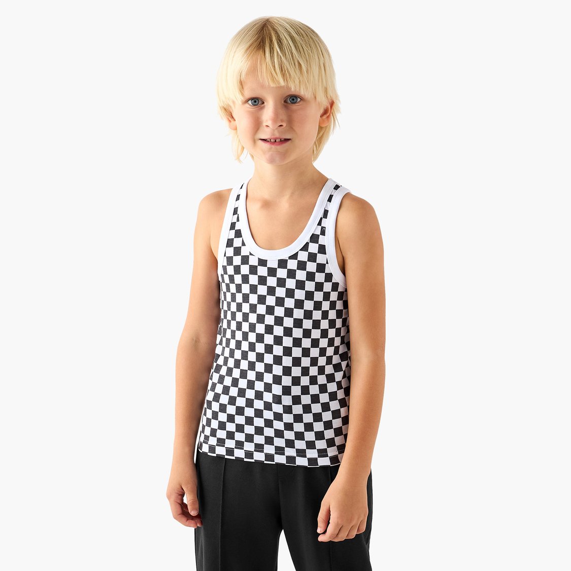 Juniors Race Car Print Vest - Set of 3