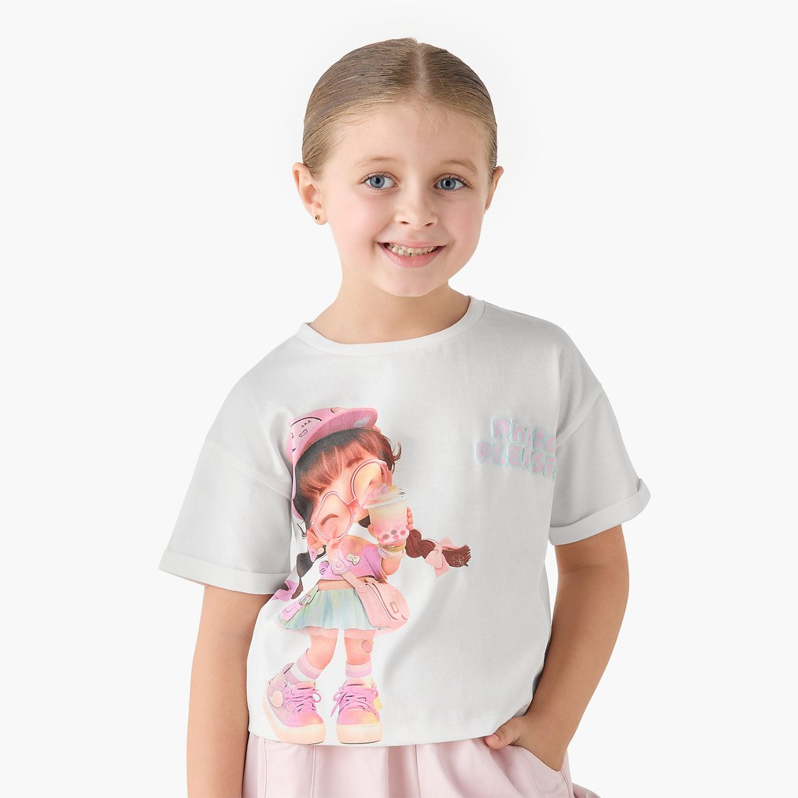 Juniors Graphic Print T-shirt