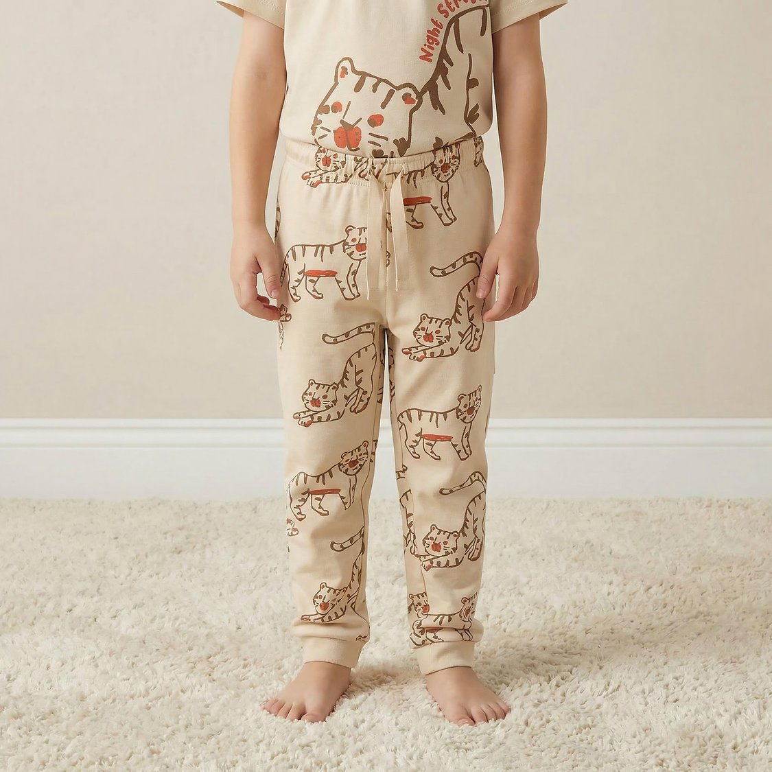 Juniors Tiger Print Pyjama Set