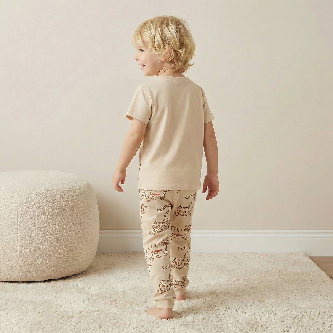 Juniors Tiger Print Pyjama Set