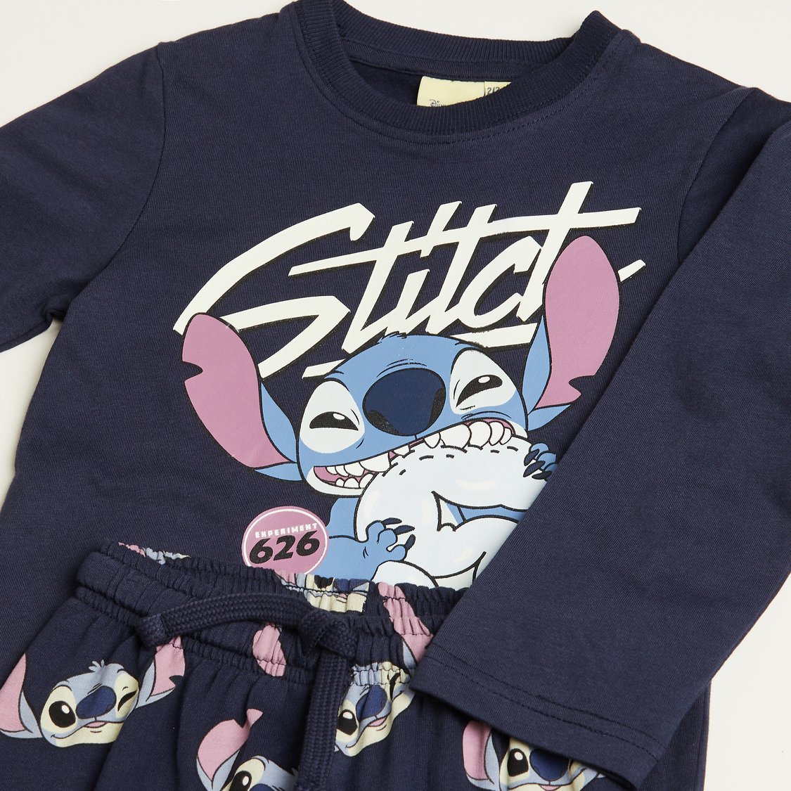 Juniors Lilo And Stitch Print T-shirt and Joggers Set