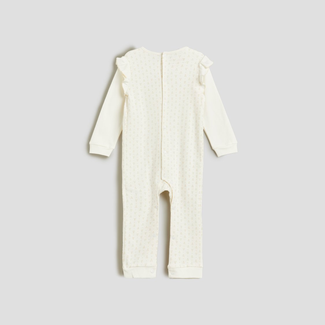 Giggles Printed Sleepsuit with Snap Button