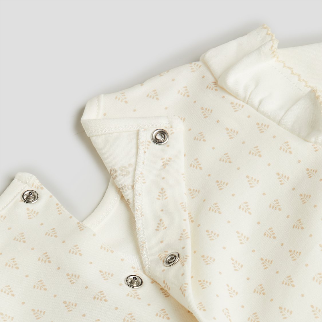 Giggles Printed Sleepsuit with Snap Button