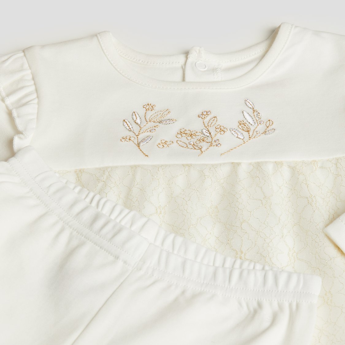 Giggles Lace Top and Pants Set