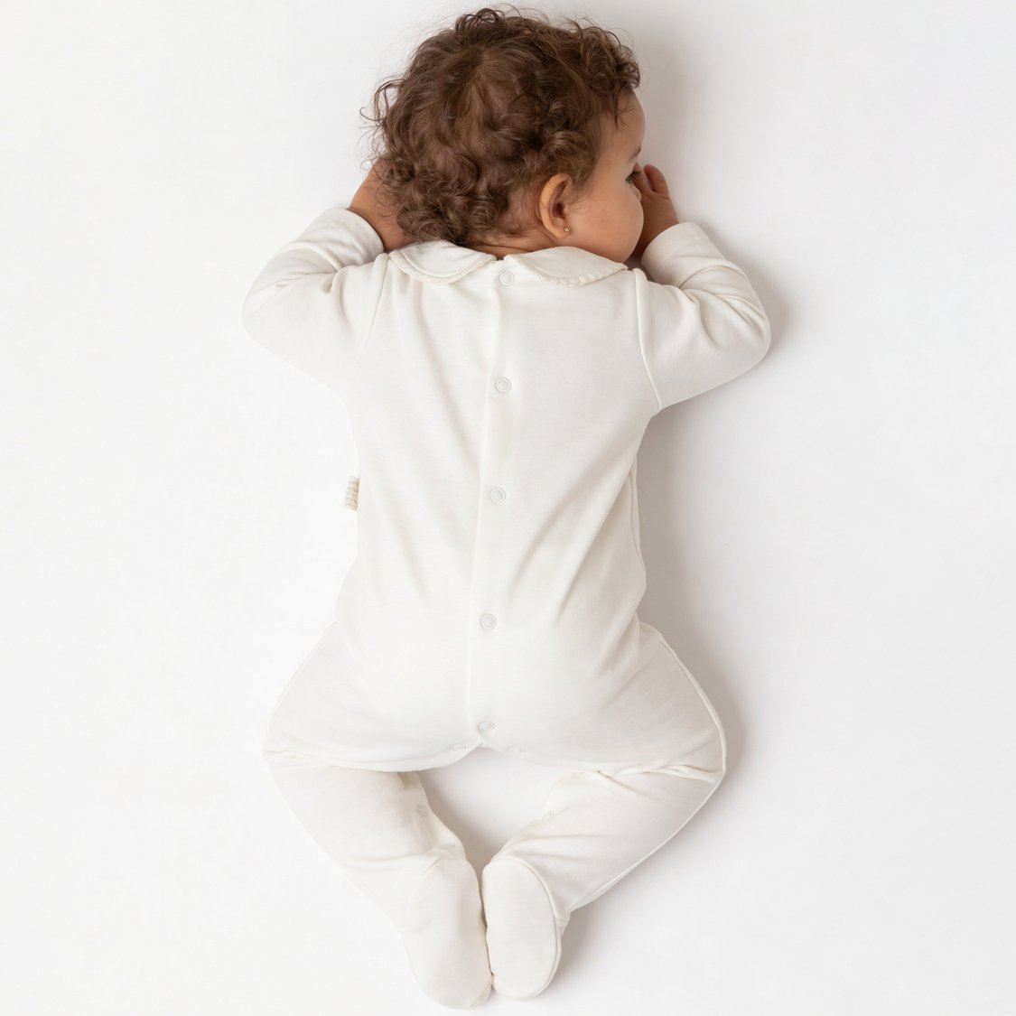 Giggles Lace Detail Sleepsuit