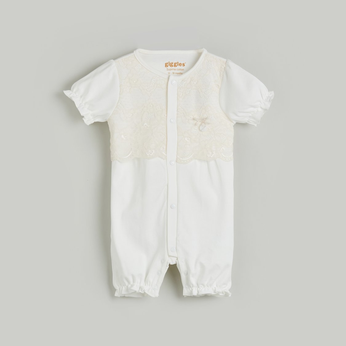 Giggles Lace Detail Romper