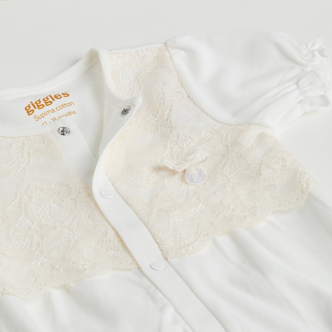 Giggles Lace Detail Romper