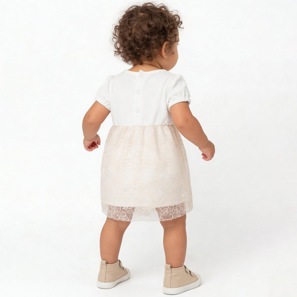 Giggles Lace A-Line Dress