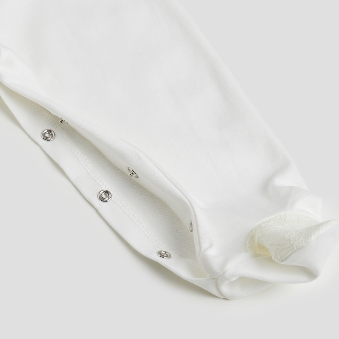 Giggles Lace Detail Sleepsuit