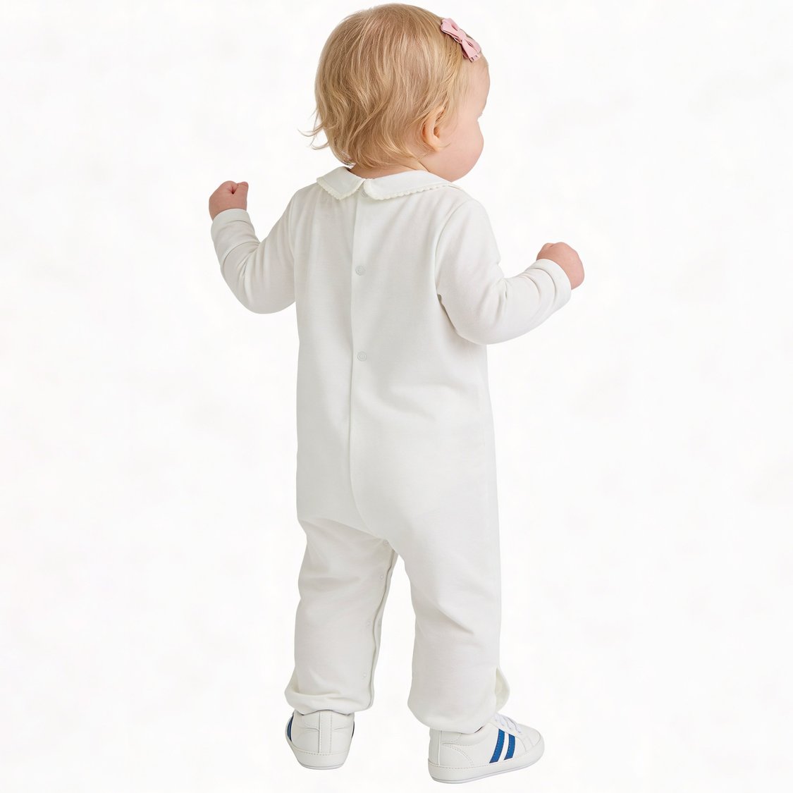 Giggles Lace Detail Sleepsuit