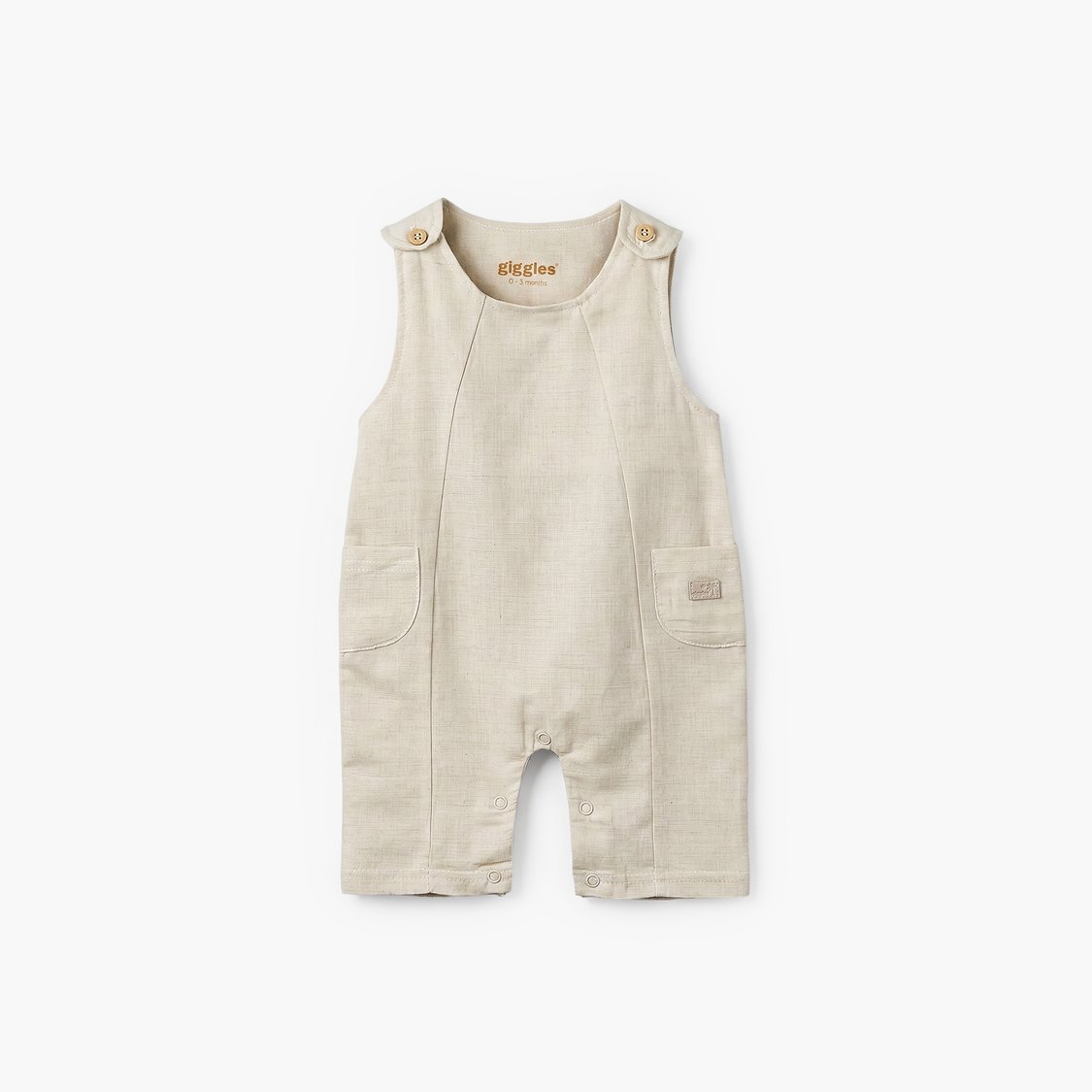 Giggles Solid Romper and T-shirt Set