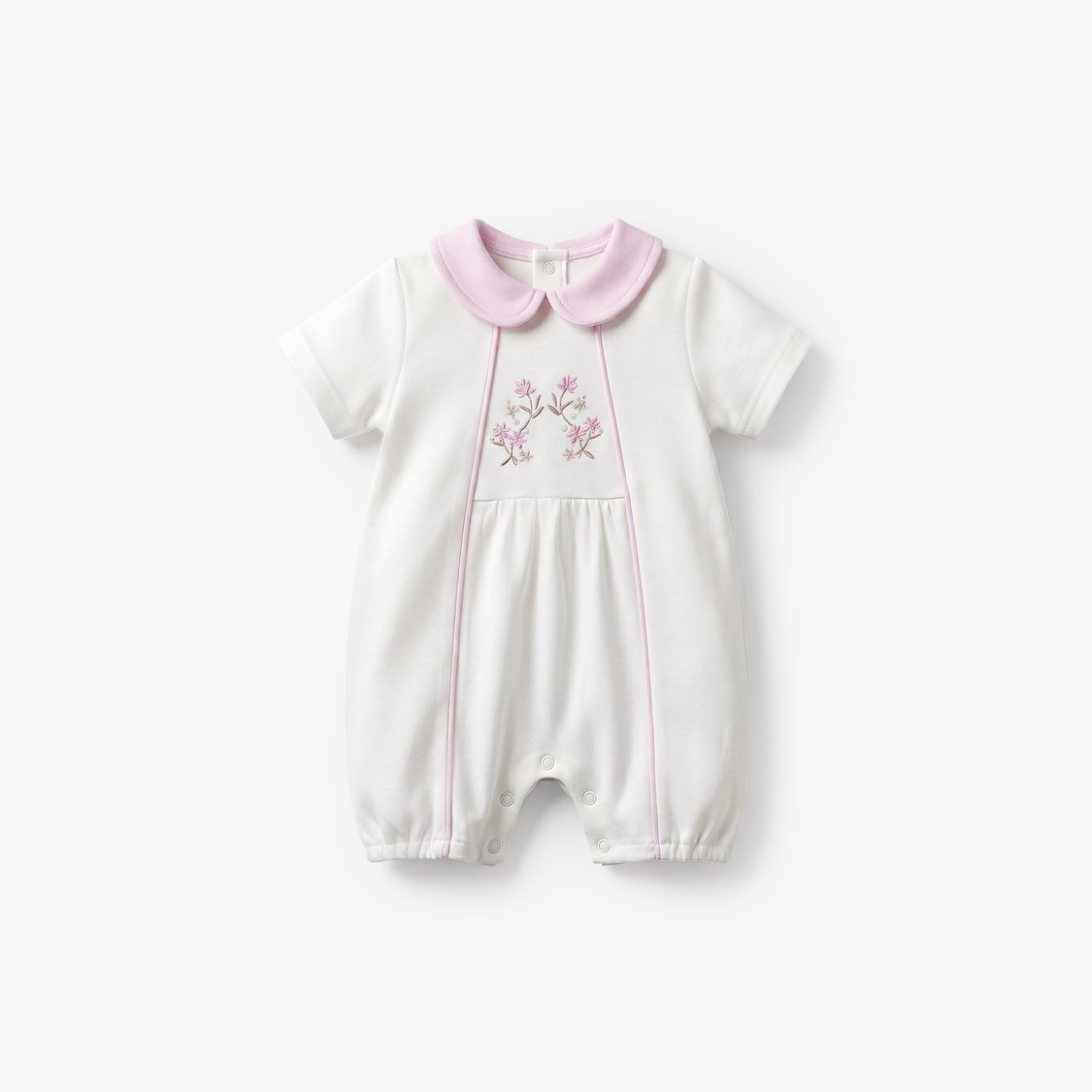 Giggles Embroidered Romper