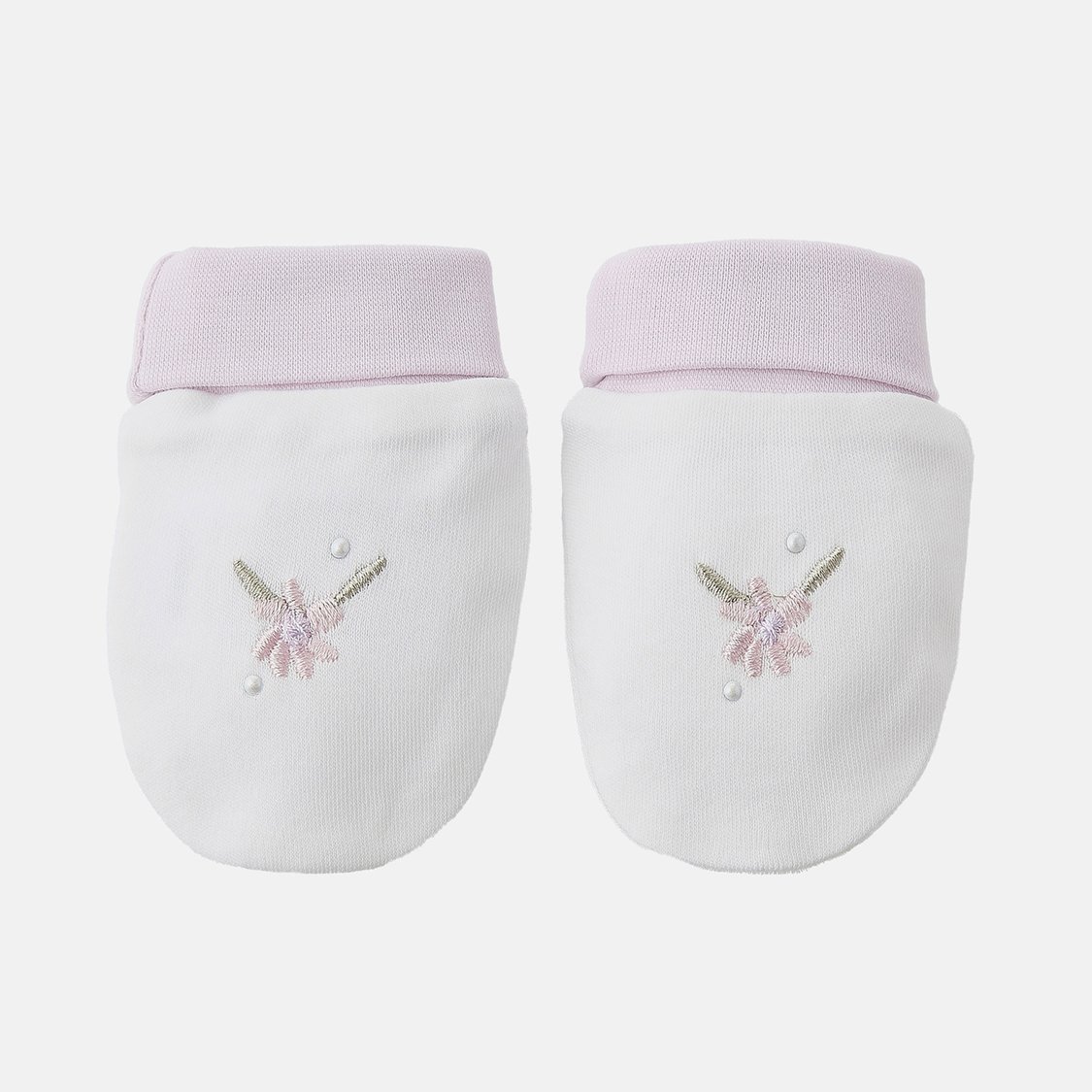 Giggles Embroidered Mittens