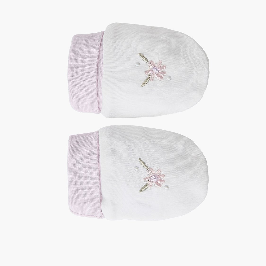Giggles Embroidered Mittens