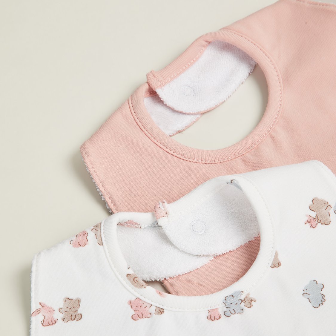 Juniors Printed Bibs - Pack of 2