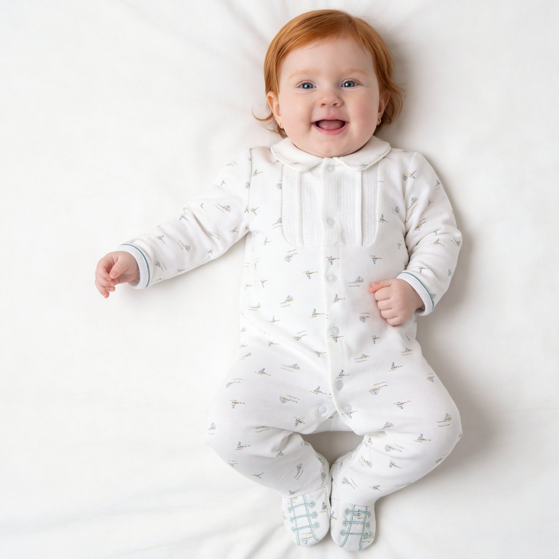 Giggles Printed Sleepsuit