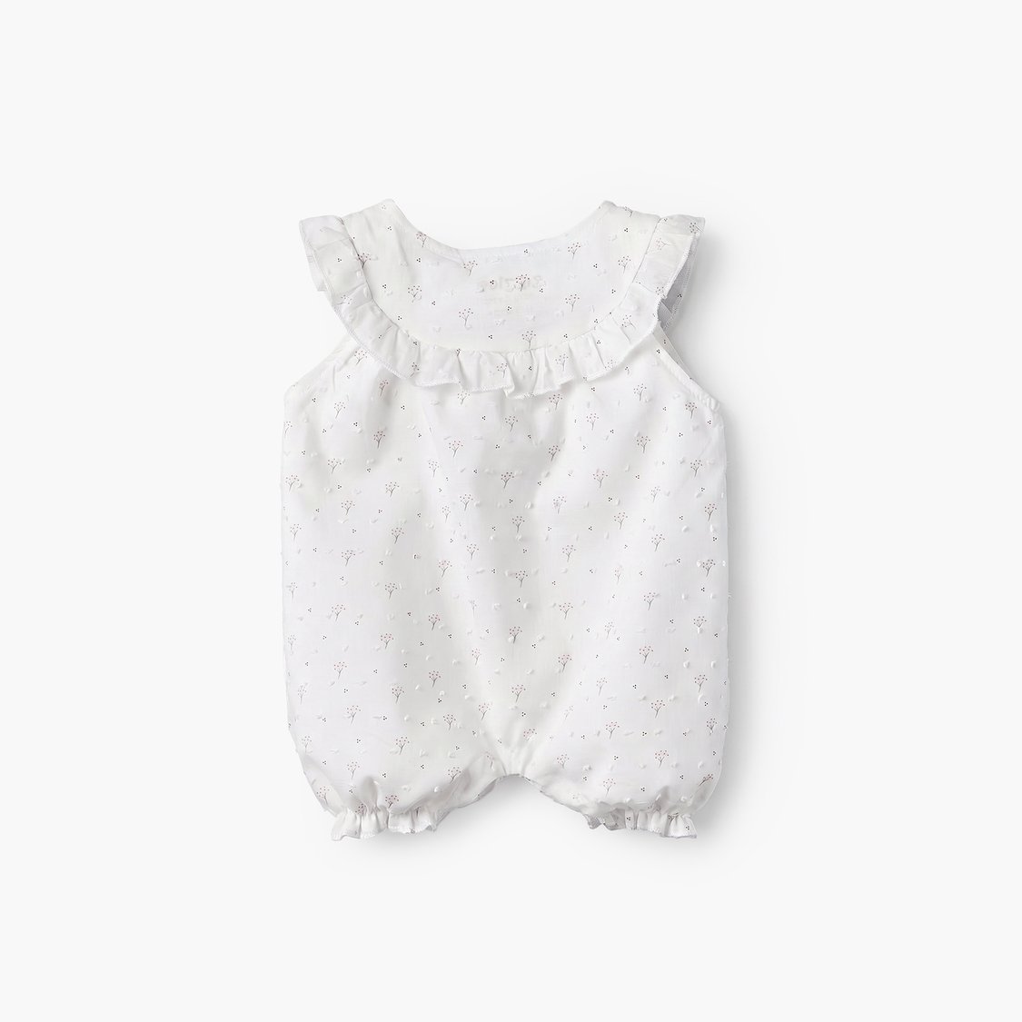 Giggles Printed Romper and Cap Set