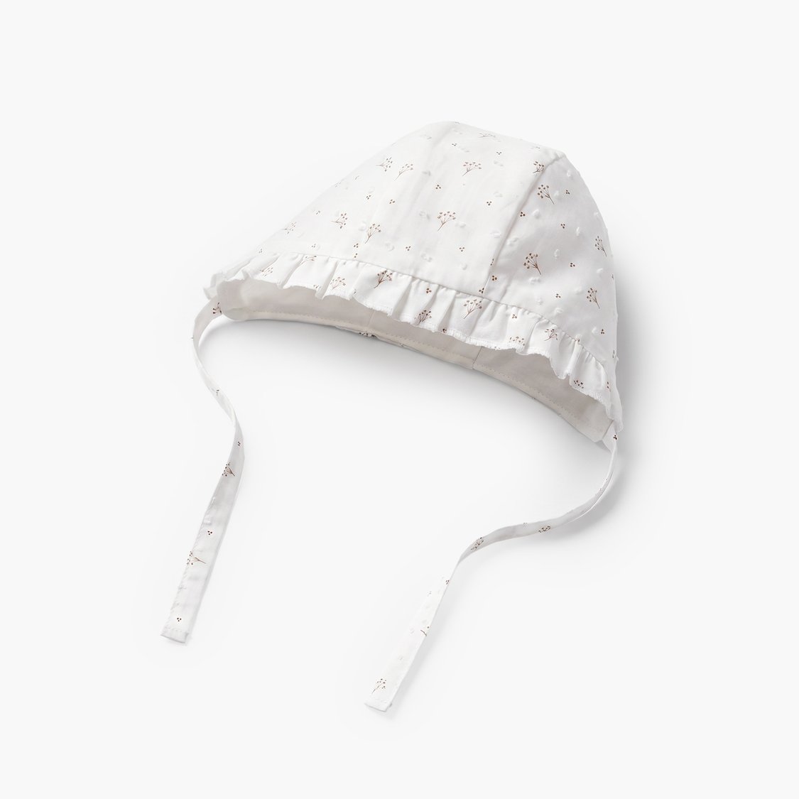 Giggles Printed Romper and Cap Set