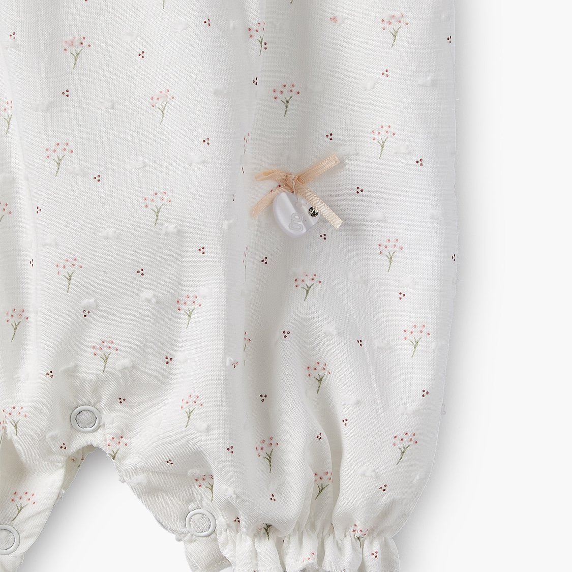 Giggles Printed Romper and Cap Set