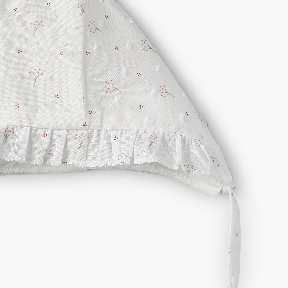 Giggles Printed Romper and Cap Set