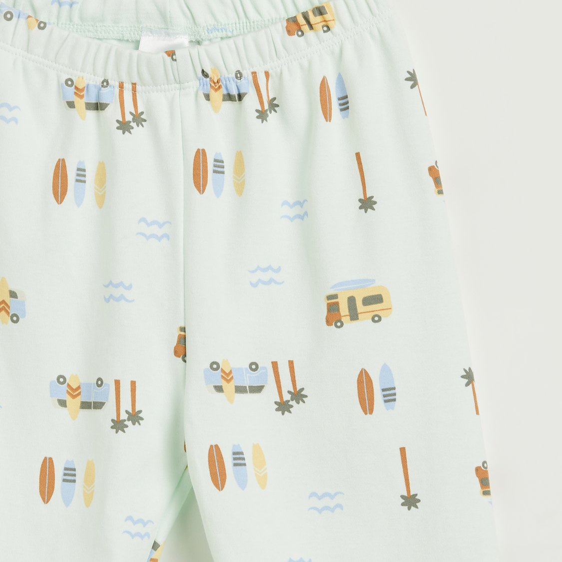 Juniors All-Over Print T-shirt with Pyjamas Set